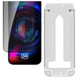 Szkło hartowane 3MK HardGlass Max Privacy z aplikatorem do Apple iPhone 13 Pro Max/14 Plus