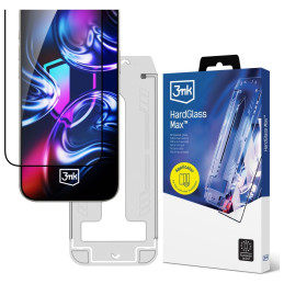 Szkło hartowane 3MK HardGlass Max z aplikatorem do Galaxy A16 4G/5G/ A17 4G/5G