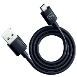 Kabel 3MK Hyper USB-A na Micro USB, 1.2m, 5V, 2,4A, czarny