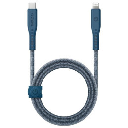 Kabel ENERGEA Flow USB-C na Lightning C94 MFI 1.5m 60W 3A PD Fast Charge niebieski