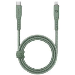 Kabel ENERGEA Flow USB-C na Lightning C94 MFI 1.5m 60W 3A PD Fast Charge zielony 
