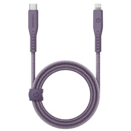 Kabel ENERGEA Flow USB-C na Lightning C94 MFI 1.5m 60W 3A PD Fast Charge fioletowy 