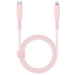 Kabel ENERGEA Flow USB-C na Lightning C94 MFI 1.5m 60W 3A PD Fast Charge różowy 