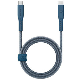 Kabel ENERGEA Flow USB-C na USB-C 1.5m 240W 5A PD Fast Charge niebieski 