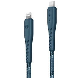 Kabel ENERGEA Nyloflex USB-C na Lightning C94 MFI 1.5m niebieski