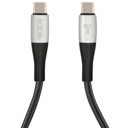 Kabel TUMI USB-C na USB-C 1.5m Fast Charging czarny 