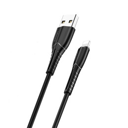 Kabel USAMS U35 USB-A na Lightning 2A Fast Charge 1m czarny