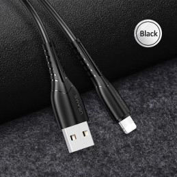 Kabel USAMS U35 USB-A na Lightning 2A Fast Charge 1m czarny