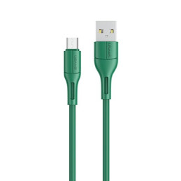 Kabel USAMS U68 USB-A na microUSB 2A Fast Charge 1m zielony