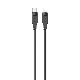 Kabel USAMS USB-C na Lightning 20W 1,2m PD Fast Charging Lithe Series czarny