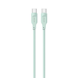 Kabel USAMS USB-C na USB-C 100W 1,2m Port Display Fast Charging  Lithe Series zielony