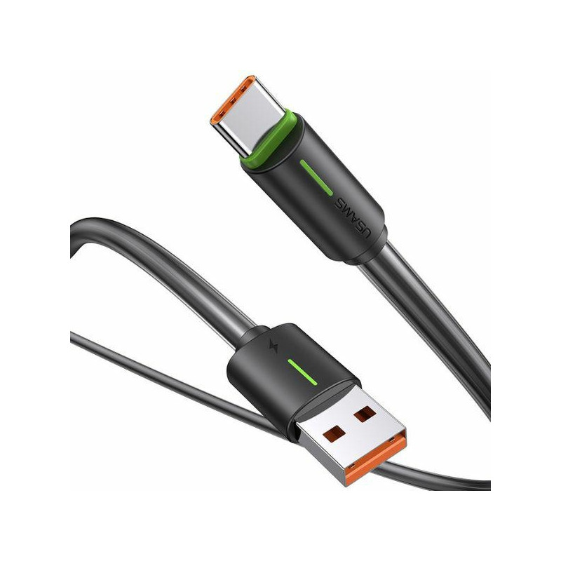 USAMS Kabel USB-C 3A YU Series 1m USB-C na USB-C czarny