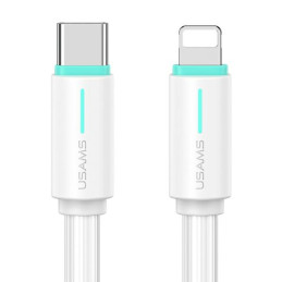 Kabel USAMS USB-C na Lightning 1m SJ73530W biały