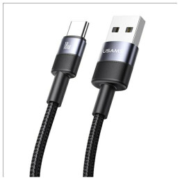 Kabel USAMS USB-A na USB-C 3A 1,2m Aluminum Alloy Data Cable SY