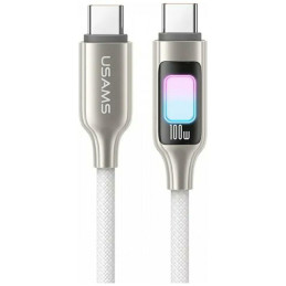 Kabel USAMS TC Series SJ750 100W USB-C na USB-C 1,2 m tytanowy