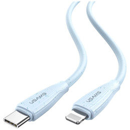 Kabel USAMS Green Series SJ717 30W USB-C na Lightning 1m różowy