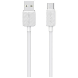 Kabel USAMS KY Series US-SJ693 3A USB-C na USB-A 2m biały