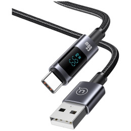 Kabel USAMS Sufeng Series US-SJ673 66W 6A Fast Charging USB-C na USB-A 1.2m tarnish