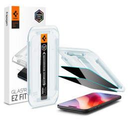 Szkło prywatyzujące Spigen Glas.TR EZ FIT HD Privacy do iPhone Air, 2 sztuki