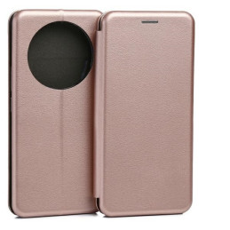 Etui Beline Book Magnetic do Honor Magic7 Lite, różowo-złote