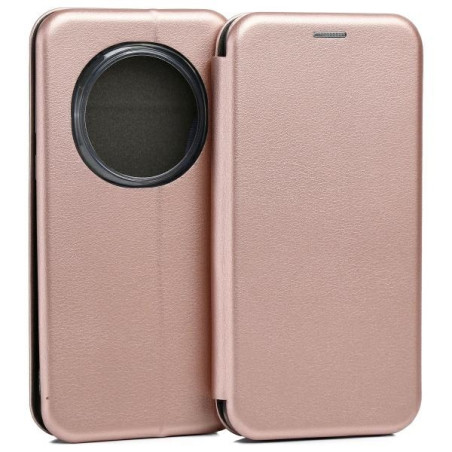 Etui Beline Book Magnetic do Honor Magic7 Pro, różowo-złote