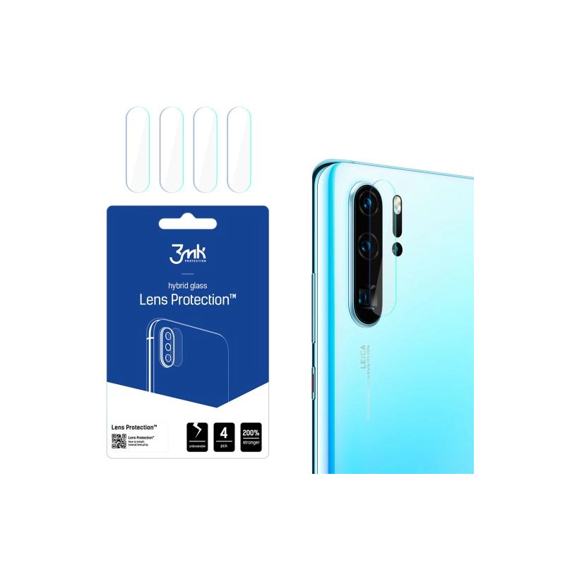 Szkło na obiektyw aparatu 3mk Lens Protection do Huawei P30 Pro, 4szt