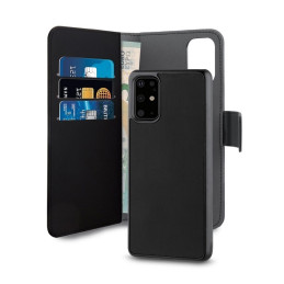 Etui z klapką Puro Wallet Detachable do Huawei P40 2w1 czarne