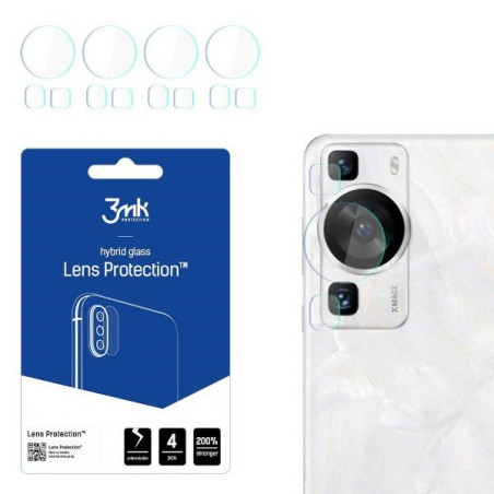 Szkło na obiektyw aparatu 3mk Lens Protection do Huawei P60, 4szt