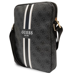 Torebka na ramie Guess 4G Stripes Tablet Bag na laptopa do 10", czarne