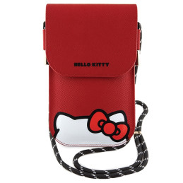 Torebka Hello Kitty Hiding Kitty Cord, czerwony/red