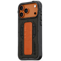 Etui Skinarma Phantom do MagSafe + Grip Stand do iPhone 17 Pro Max oliwkowy