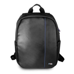 Plecak BMW Carbon Navy Stripe na laptopa do 16", czarne