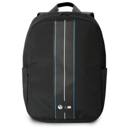 Plecak BMW Nylon Blue Stripe na laptopa do 16", czarne