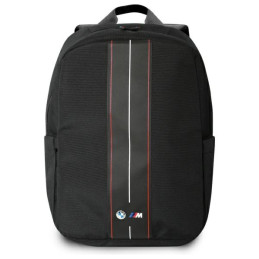 Plecak BMW Nylon Red Stripe na laptopa do 16", czarne
