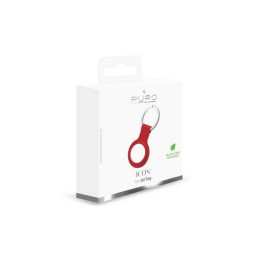 Silikonowe Etui brelok Puro ICON Case do AirTag, czerwone