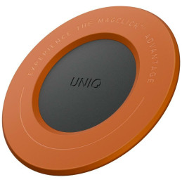 Uchwyt magnetyczny UNIQ SnapMount samoprzylepny pomarańczowy/charcoal
