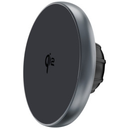 Uchwyt magnetyczny 4smarts Screen Mount  Qi2 na monitor do smartfonów szary
