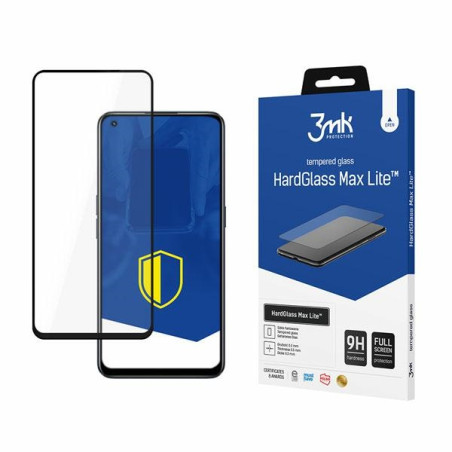 Szkło hartowane 3MK HardGlass Max Lite do Realme 9 Pro, czarna ramka
