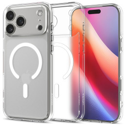Etui Spigen Ultra Hybrid Mag MagSafe do iPhone 17 Pro frost biały