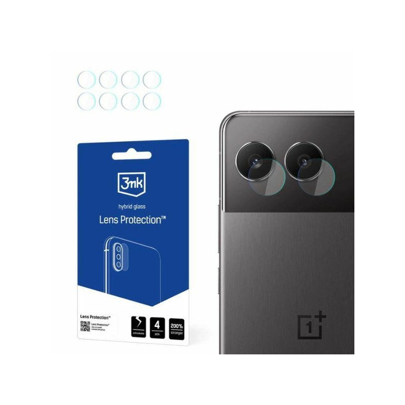 Szkło na obiektyw aparatu 3mk Lens Protection do OnePlus Nord 4, 4szt