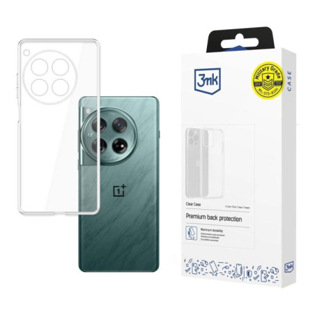 Etui 3MK Clear Case do OnePlus 12 5G, przezroczyste