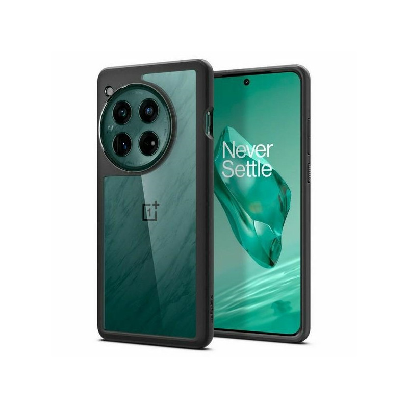 Etui Spigen Ultra Hybrid do OnePlus 12, przezroczysto-czarne