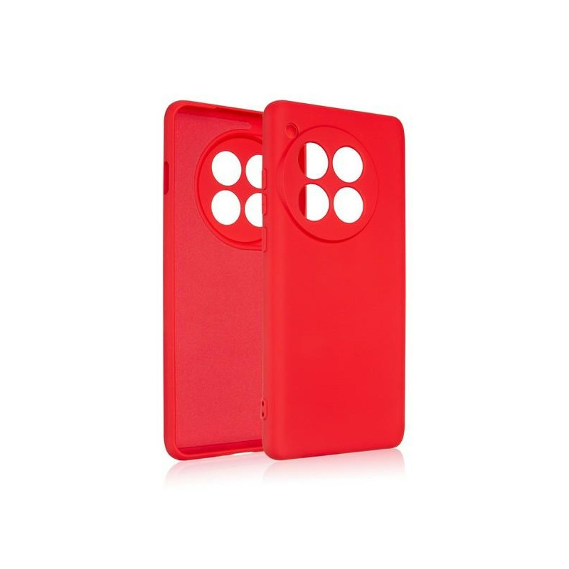 Etui Beline Silicone do OnePlus 12 5G czerwone