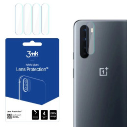 Szkło na obiektyw aparatu 3mk Lens Protection do OnePlus Nord, 4szt