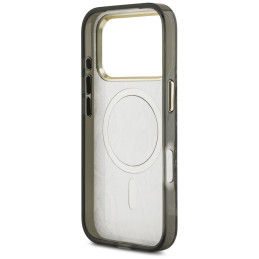 Etui Guess Python Pattern MagSafe do iPhone 17 Pro Max brązowy
