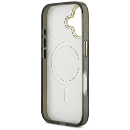 Etui Guess Python Pattern MagSafe do iPhone 17 czarny