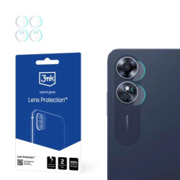 Szkło na obiektyw aparatu 3mk Lens Protection do Oppo A17, 4szt