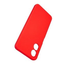 Etui Beline Silicone do Oppo A17 czerwone