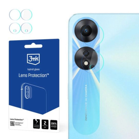 Szkło na obiektyw aparatu 3mk Lens Protection do Oppo A58 5G, 4szt