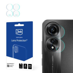 Szkło na obiektyw aparatu 3mk Lens Protection do Oppo A78 5G, 4szt